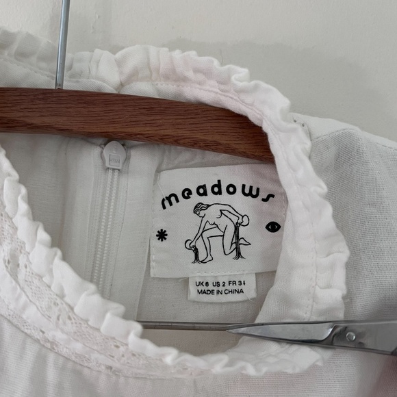 Meadows Amaryllis Dress in White, US2/UK6 - Picture 5 of 5